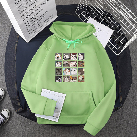 Damen Sweatshirt mit Tier-Motiv EB