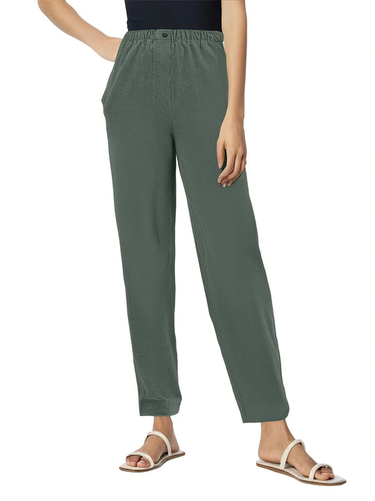 Damen Leichte und bequeme Sommerhose EB