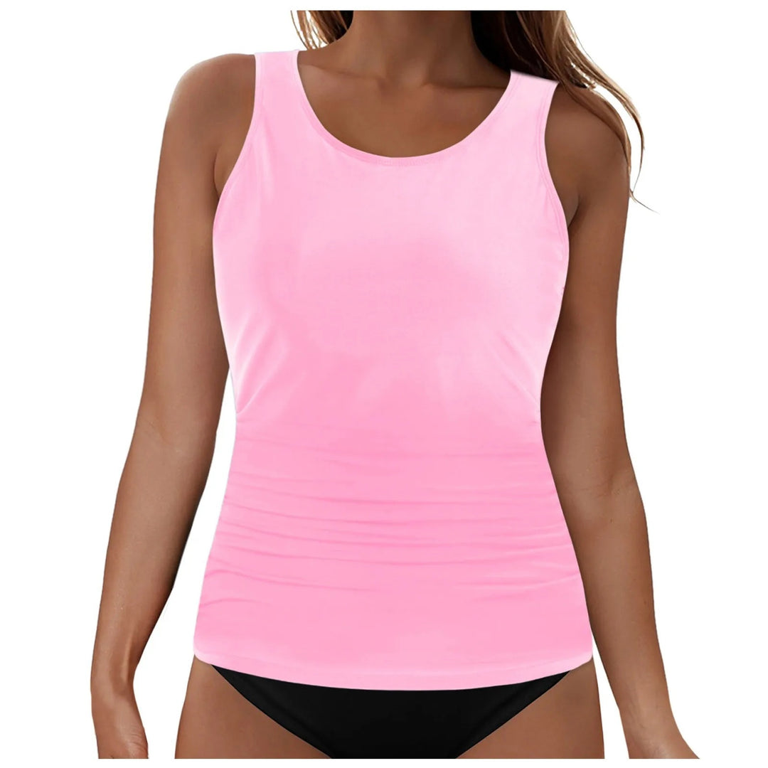 Damen Tankini-Oberteil mit Raffung EB