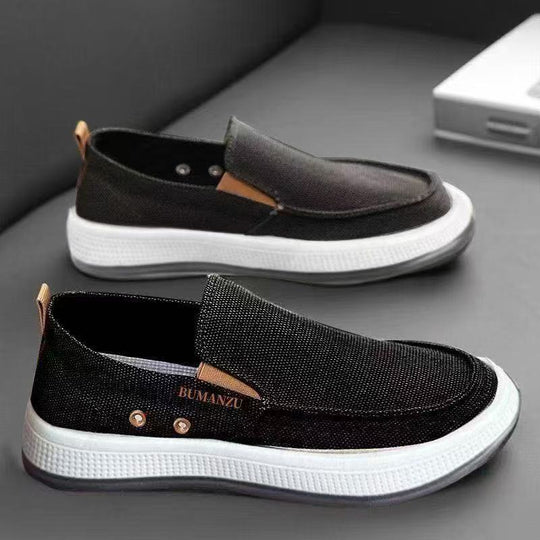Damen Komfortable Slip-On Sneakers aus atmungsaktivem Material EB