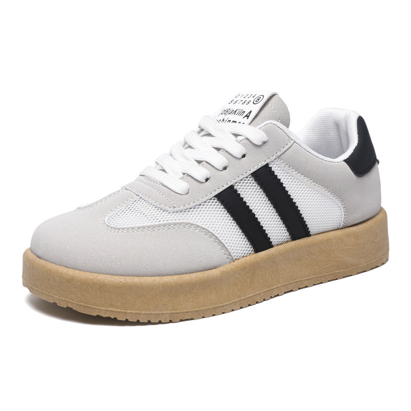Damen Sportliche Sneaker mit flexibler Sohle und atmungsaktiver Mesh-Oberfläche EB