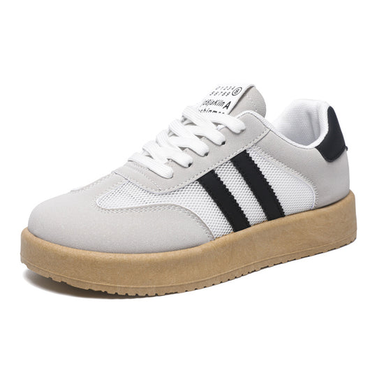 Damen Sportliche Sneaker mit flexibler Sohle und atmungsaktiver Mesh-Oberfläche EB
