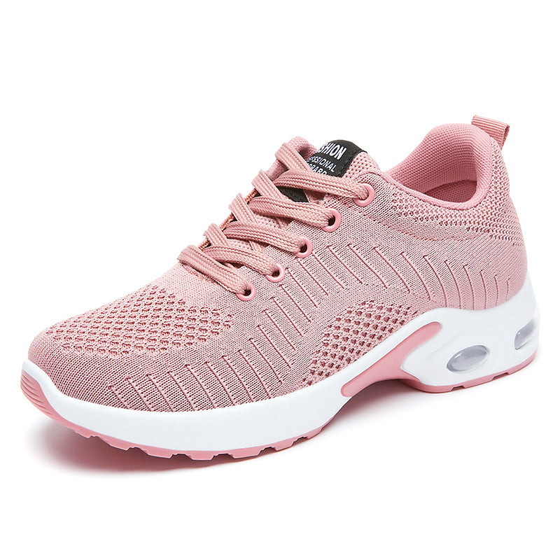 Damen Sportliche Lauf-Sneakers mit atmungsaktiver Mesh-Oberfläche und dämpfender Sohle EB