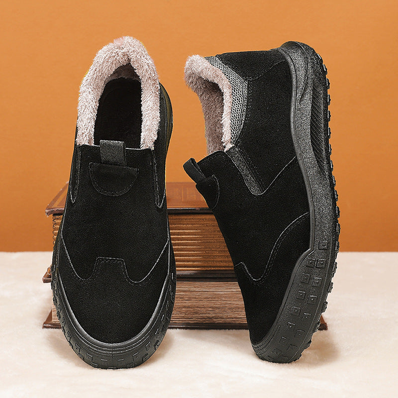 Damen bequeme Hausschuhe mit warmem Innenfutter EB
