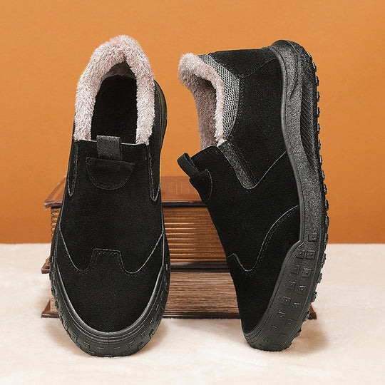 Damen bequeme Hausschuhe mit warmem Innenfutter EB