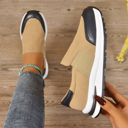 Damen Slip-On Sneakers mit vielseitigem Komfort und atmungsaktiver Struktur EB