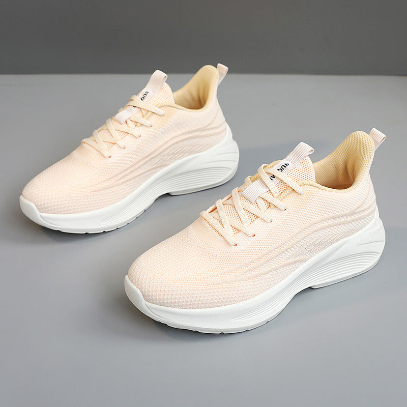 Damen Sportliche Sneaker mit atmungsaktivem Obermaterial und dämpfender Sohle EB