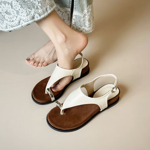 Damen Sandalen mit elegantem Riemendesign und komfortabler Fußbettgestaltung EB