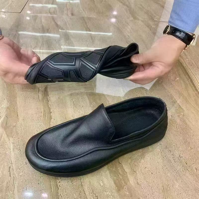 Damen Elegante Leder Slipper mit komfortabler Innensohle EB