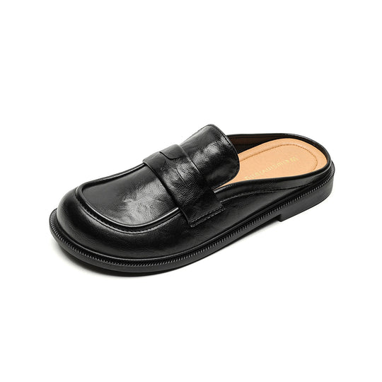 Damen Komfortable Mokassins mit elegantem Riemen und hochwertigem Leder EB