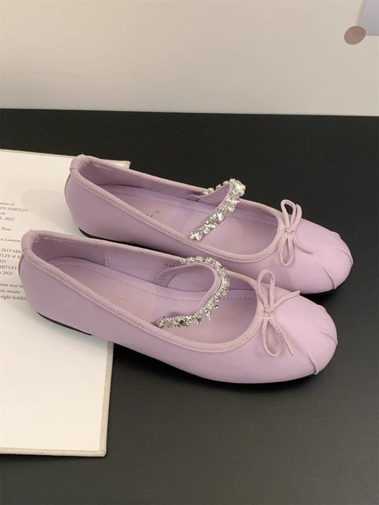 Damen Ballerinas mit elegantem Schleifenakzent und hochwertigem Innenfutter EB