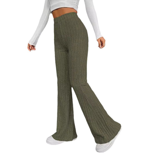 Damen Schlag-Rippstrick-Hosen EB