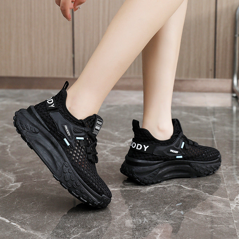 Damen Atmungsaktive Laufschuhe mit stoßdämpfender Sohle und flexiblem Obermaterial EB