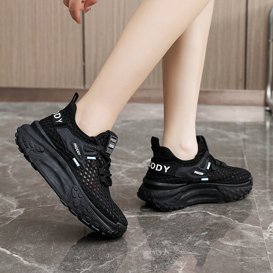 Damen Atmungsaktive Laufschuhe mit stoßdämpfender Sohle und flexiblem Obermaterial EB