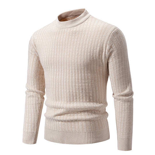 Herren Feinstrickpullover mit strukturiertem Design EB