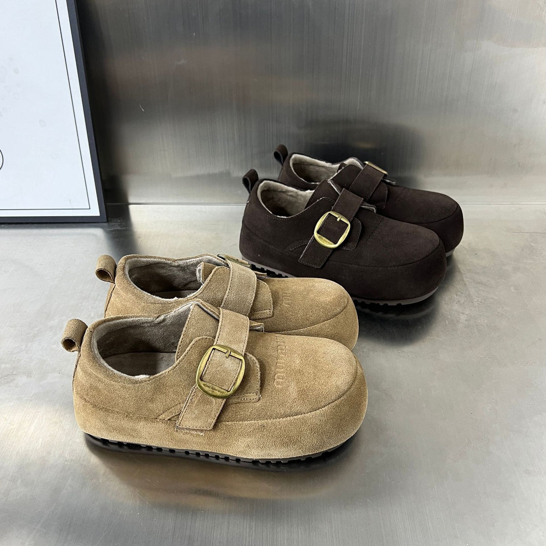 Damen Clogs mit praktischem Schnallenverschluss und bequemem Innenfutter EB