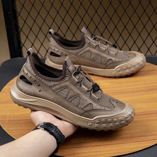 Damen Atmungsaktive Outdoor Sneakers mit ergonomischem Design und rutschfester Sohle EB