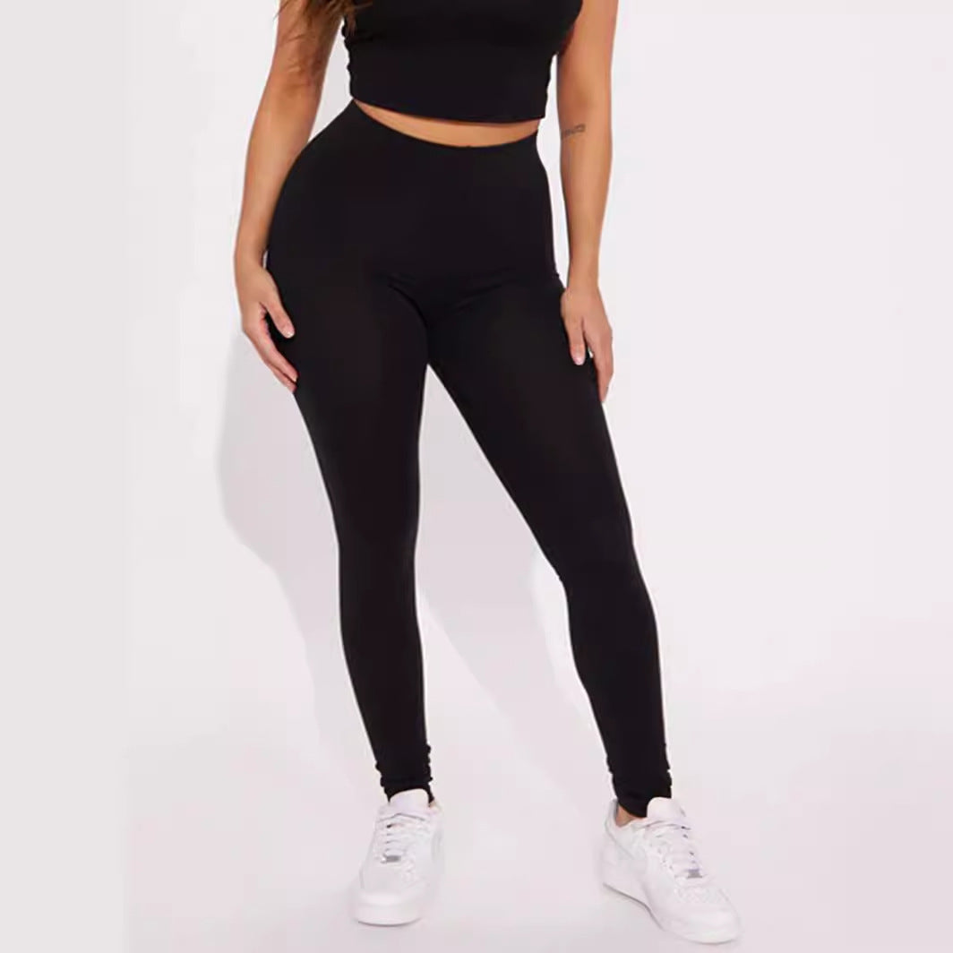 Damen Leggings mit hohem Bund und figurformendem Schnitt EB