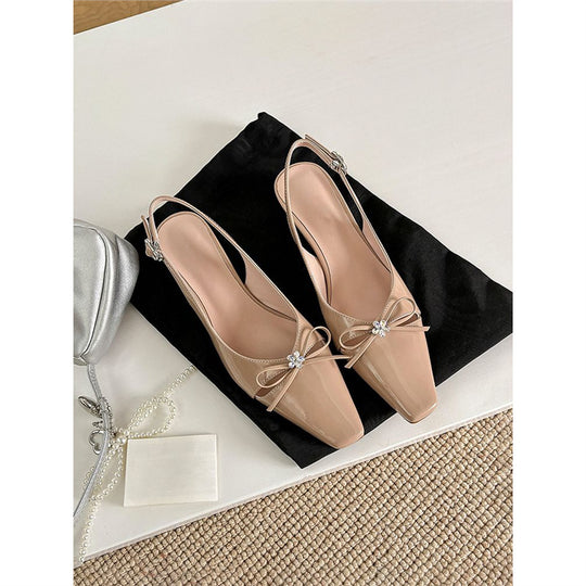 Damen Slingback Pumps mit funkelndem Design EB