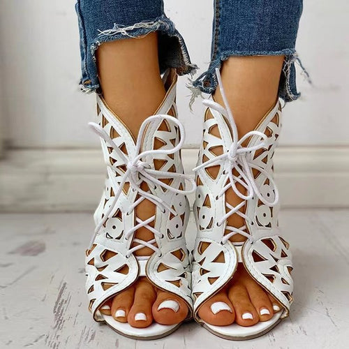 Damen Sandalen im Cut-Out-Design EB