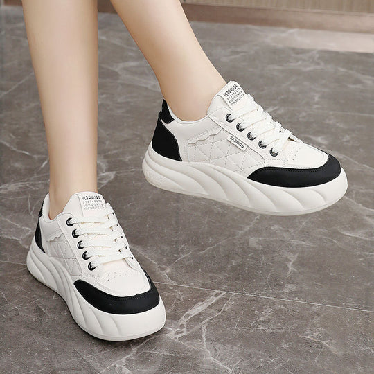 Damen modische Chunky Sneakers mit gepolsterter Sole und stylischem Design EB