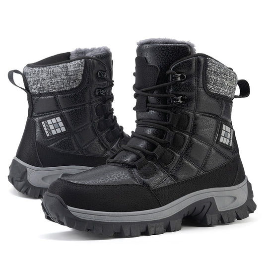 Damen Winterwanderstiefel mit isolierender Innenpolsterung und rutschfester Sohle EB