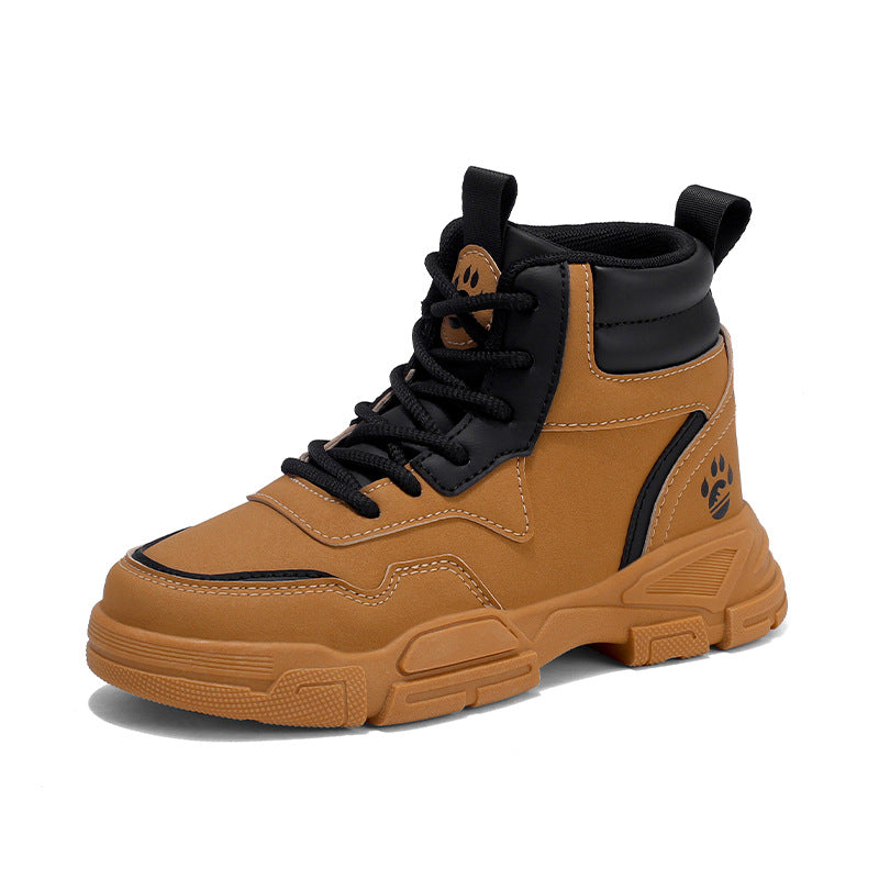 Damen modische High-Top Sneakers mit atmungsaktiver Mesh-Oberfläche und robuster Laufsohle EB