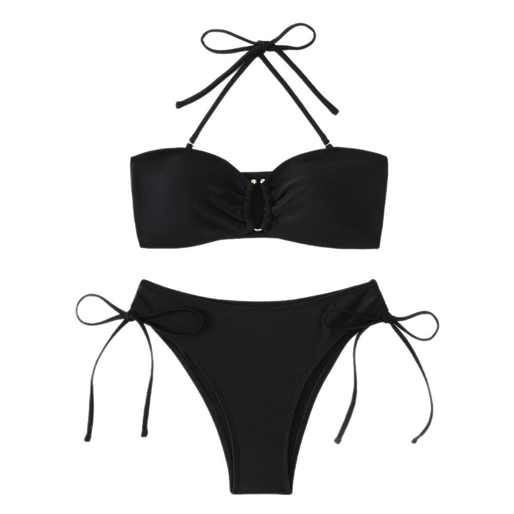 Damen Bandeau-Bikini-Set mit verstellbaren Trägern EB