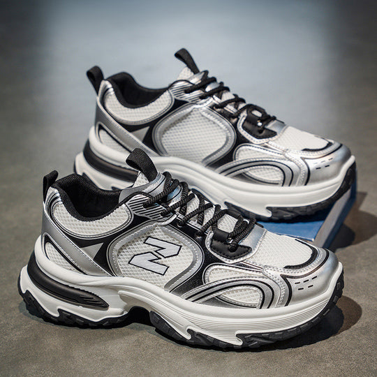 Damen Sportliche Performance Sneakers mit atmungsaktiver Mesh-Oberfläche und stabiler Sohle EB