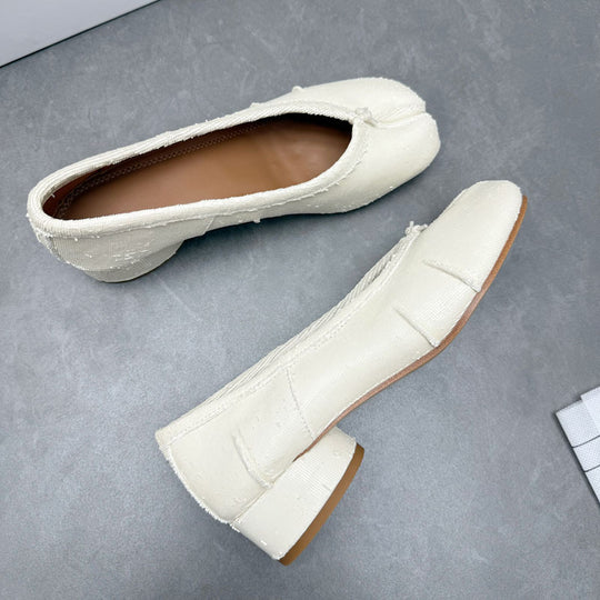 Damen Ballerinas mit schimmerndem Obermaterial und bequemer Passform EB