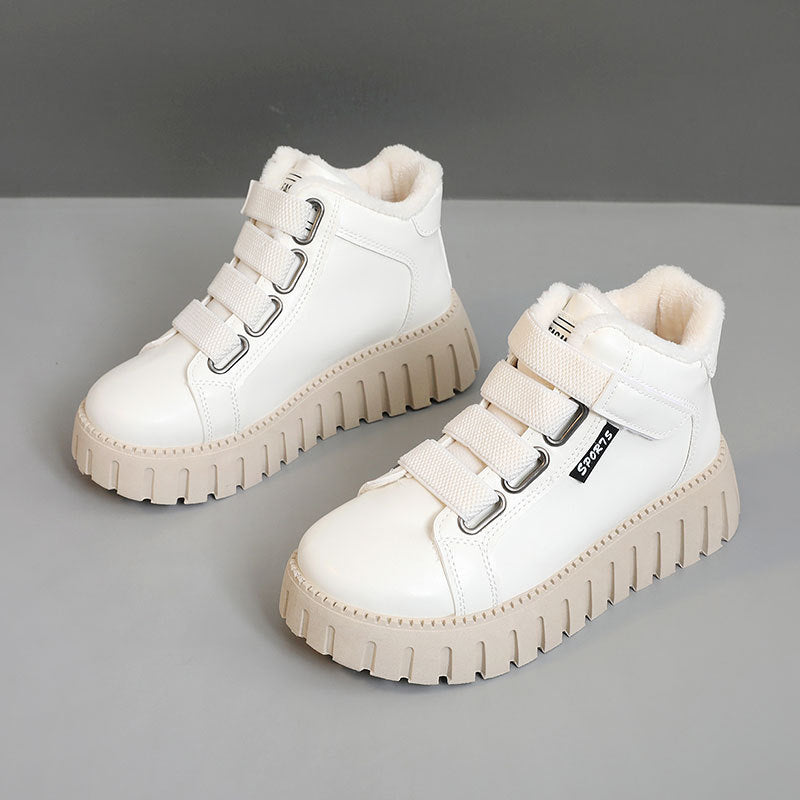 Damen High-Top Sneakers mit gefüttertem Innenbereich und rutschfester Profilsohle EB