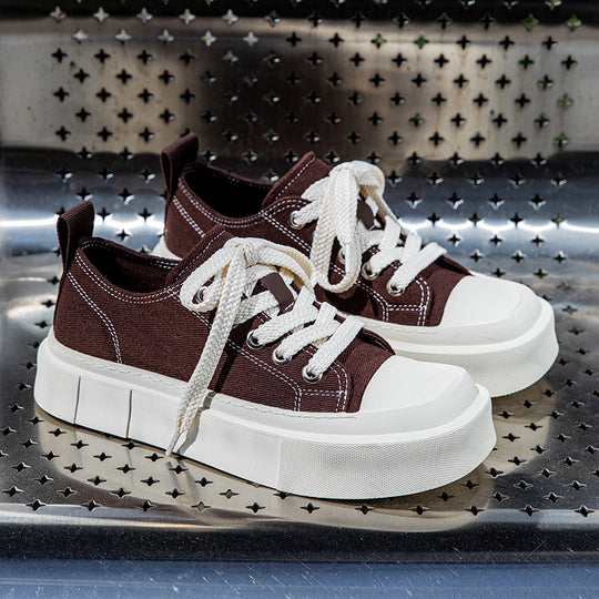Damen Trendige Sneakers mit dicker Sohle EB