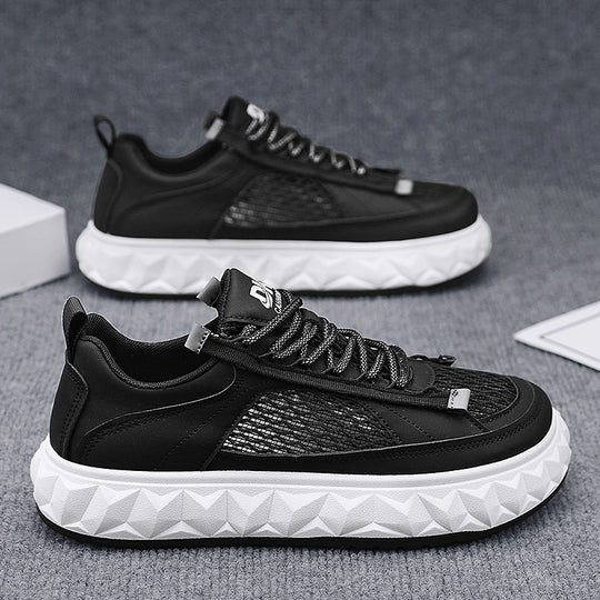 Damen Sportliche Sneakers mit atmungsaktiver Mesh-Oberfläche und dämpfender Sohle EB