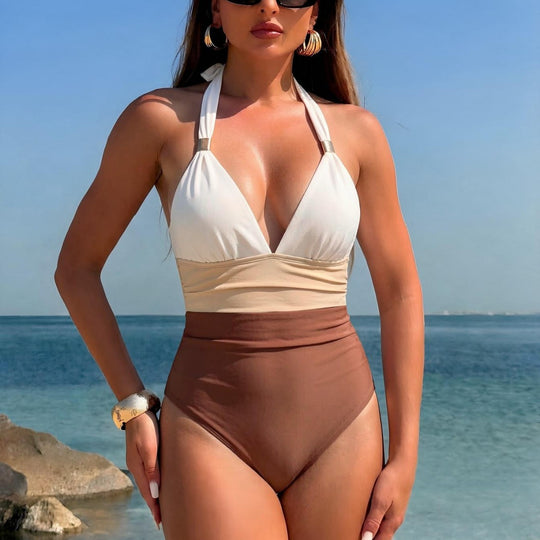 Damen Exklusiver Strand-Midi-Rock mit bindbarem Detail EB
