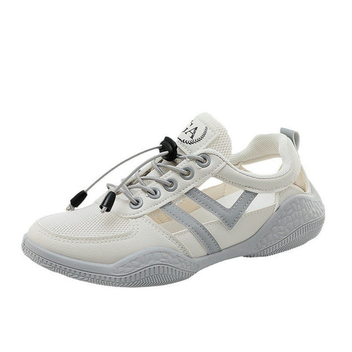 Damen Sportliche Sneakers mit elastischem Schnürsystem und atmungsaktiver Obermaterialstruktur EB