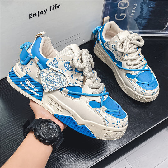 Damen Sportliche Trend Sneakers mit außergewöhnlichem Design EB