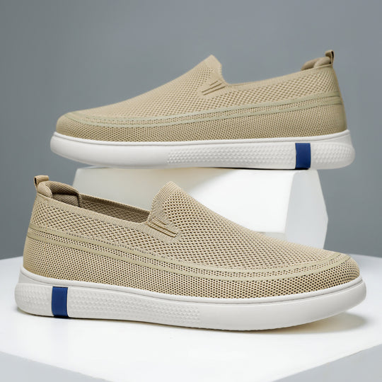 Damen Atmungsaktive Slip-On Freizeitschuhe mit flexiblem Einsatz EB