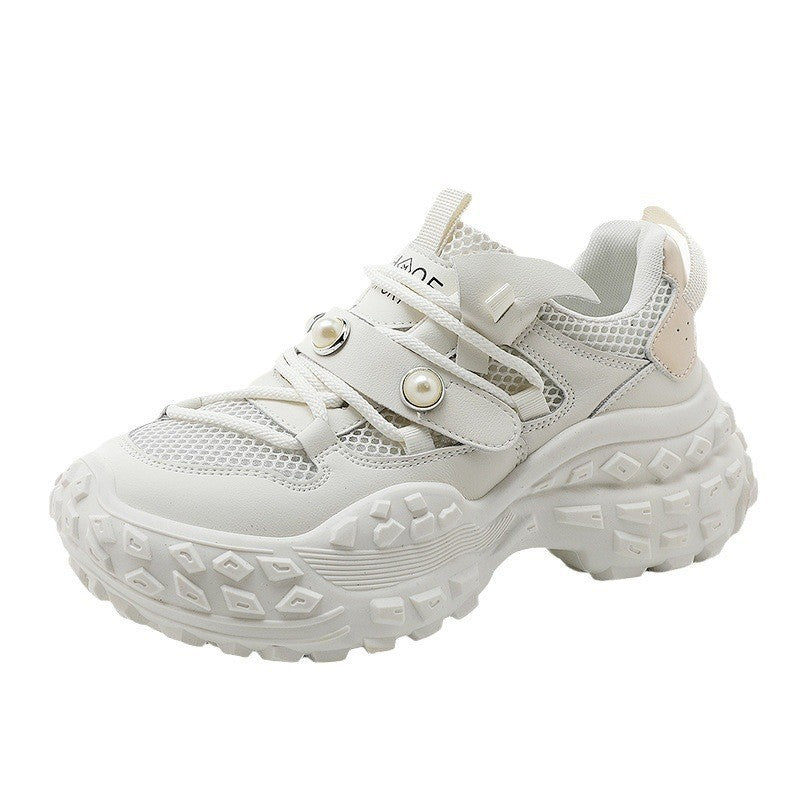 Damen Sportliche Sneakers mit rutschfester Laufsohle und atmungsaktivem Obermaterial EB