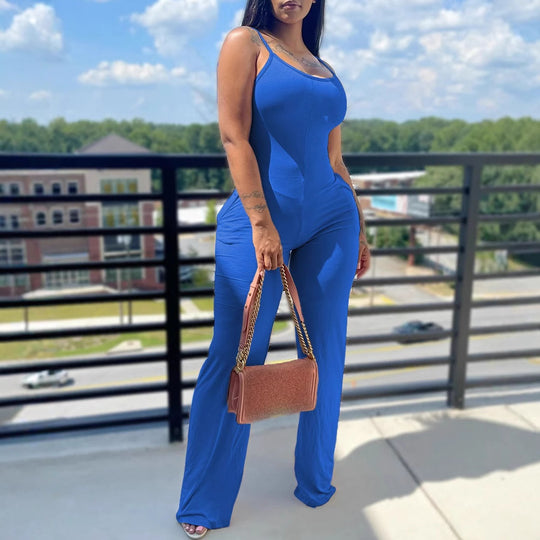 Damen Jumpsuit im modernen Streifenlook EB