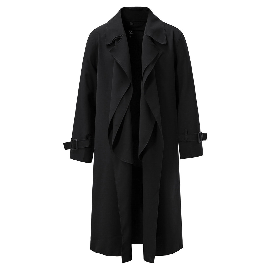 Damen Trenchcoat mit asymmetrischem Reversdesign und praktischen verstellbaren Ärmeln EB
