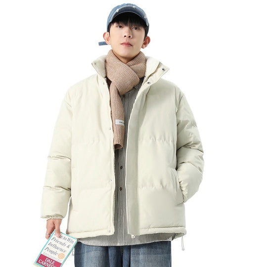 Herren modische Daunenjacke mit Kapuze und Innenfutter EB