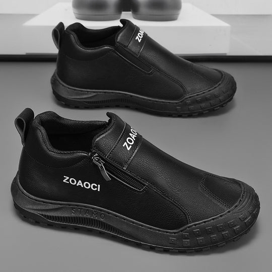 Damen Stiefeletten mit seitlichem Reißverschluss und rutschfester Sohle EB