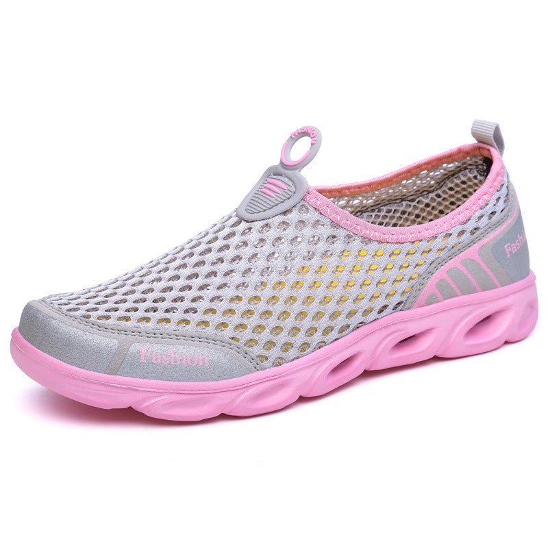 Damen Sportliche Mesh-Schuhe mit flexibler Sohle und atmungsaktiver Oberflächenstruktur EB