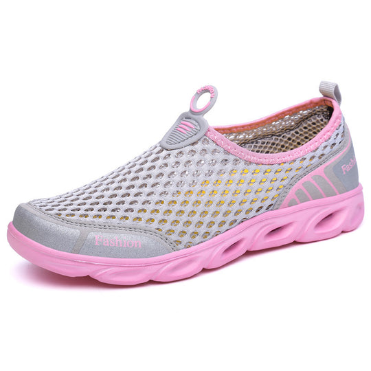 Damen Sportliche Mesh-Schuhe mit flexibler Sohle und atmungsaktiver Oberflächenstruktur EB