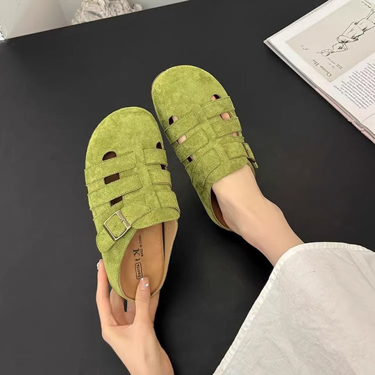 Damen Clogs mit modischem Riemendesign und weichem Innenfutter EB