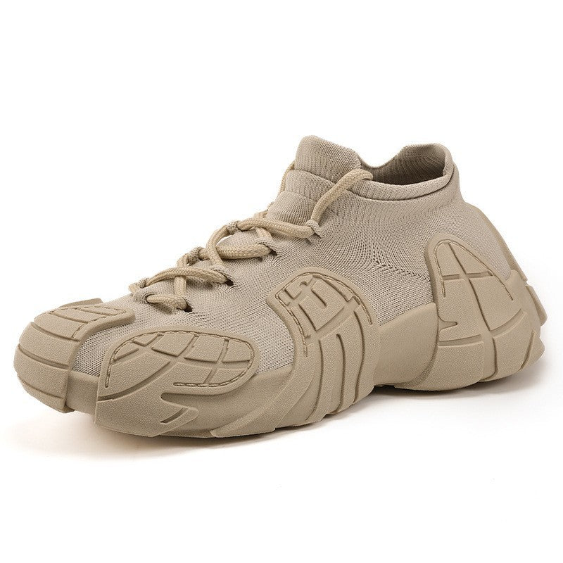 Damen Sportliche und atmungsaktive Sneaker mit strapazierfähigem Gummisohlen-Design EB