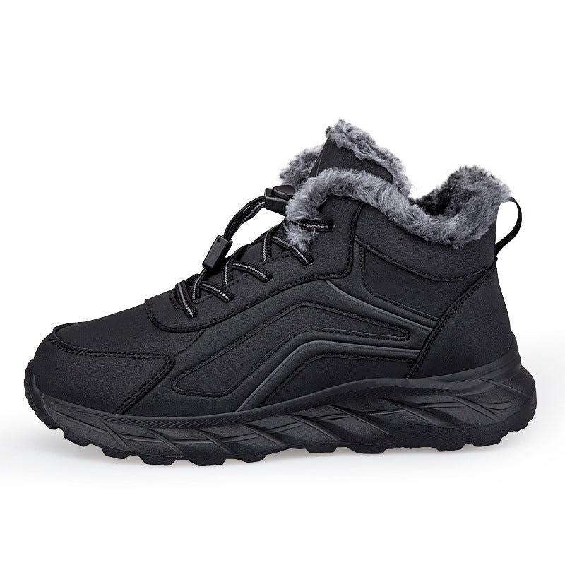 Damen warme Winterstiefel mit innovativem Schnellverschluss und rutschfester Sohle EB