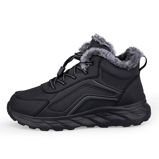 Damen warme Winterstiefel mit innovativem Schnellverschluss und rutschfester Sohle EB