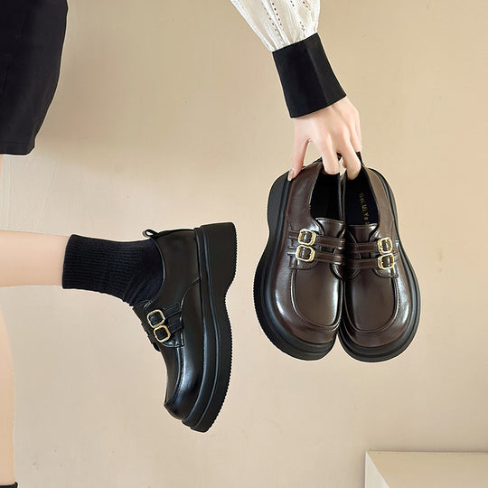 Damen Komfortable Biker-Schuhe mit geschlossenen Schnallen EB