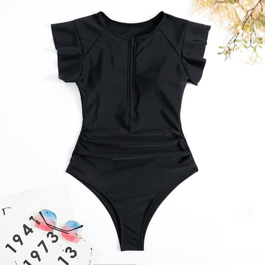 Damen Schwimmanzug mit floralen Mustern EB